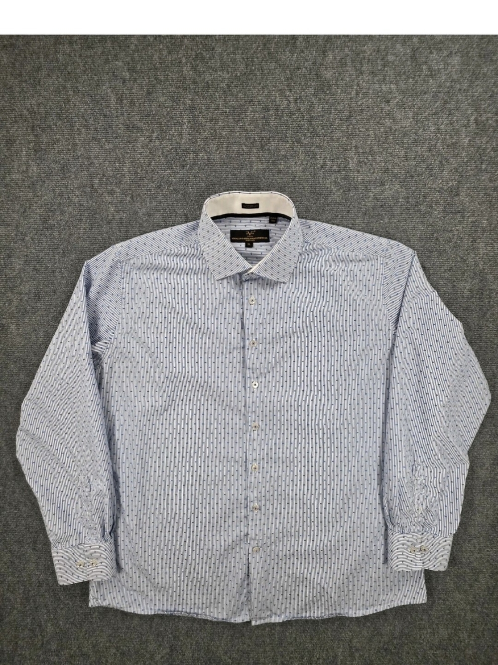 Versace 19-69 Abbigliamento Sportivo SRL Mens XL Shirt Modern Fit Blue
